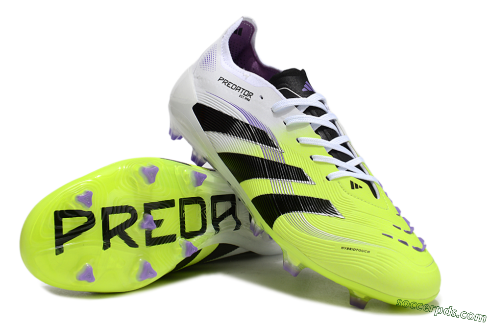 Adidas Predator Elite 25 FG Low-Tops Football Boots - Yellow/Black/White 3