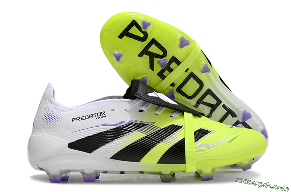 Adidas Predator Elite 25 Foldover Tongue FG Low-Tops Football Boots - Yellow/Black/White 1