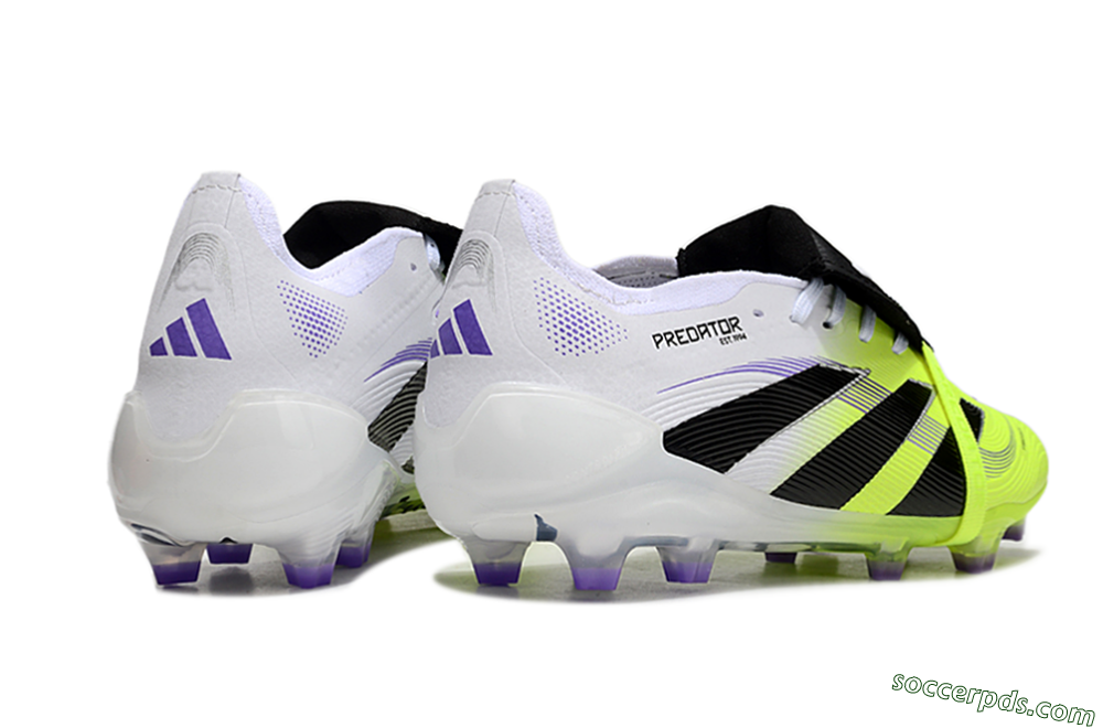 Adidas Predator Elite 25 Foldover Tongue FG Low-Tops Football Boots - Yellow/Black/White 6