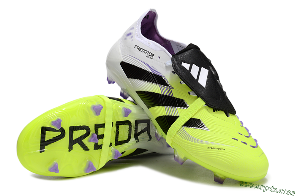 Adidas Predator Elite 25 Foldover Tongue FG Low-Tops Football Boots - Yellow/Black/White 3
