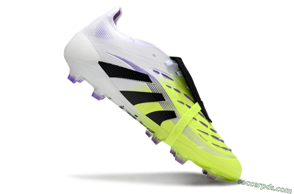 Adidas Predator Elite 25 Foldover Tongue FG Low-Tops Football Boots - Yellow/Black/White 4