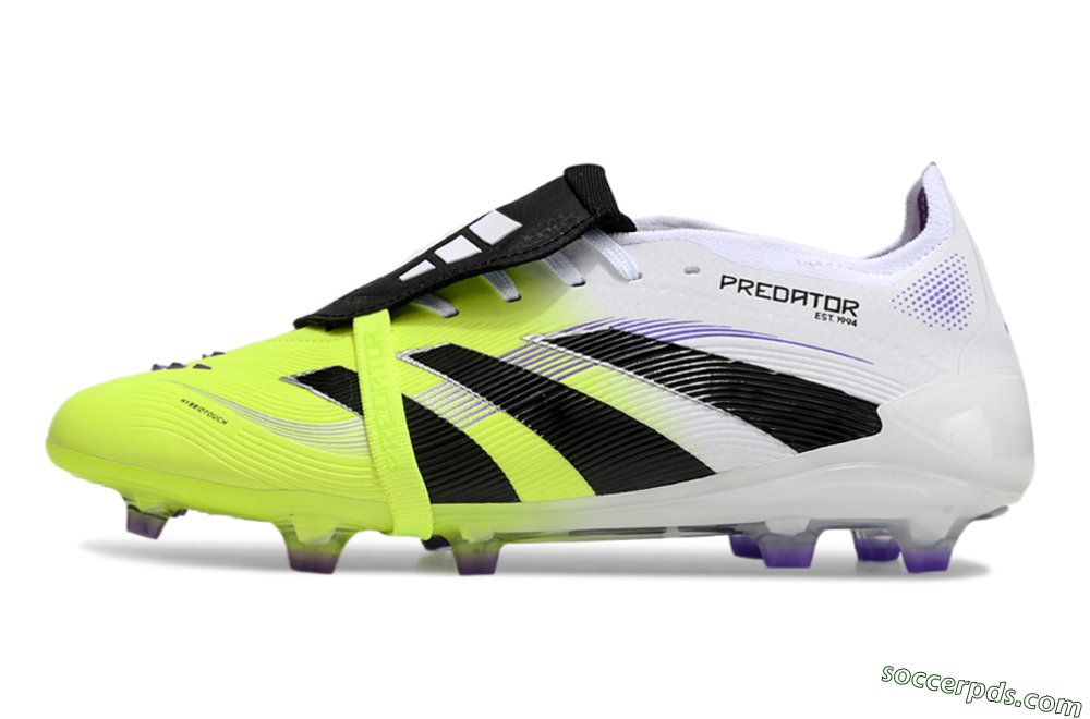Adidas Predator Elite 25 Foldover Tongue FG Low-Tops Football Boots - Yellow/Black/White 2