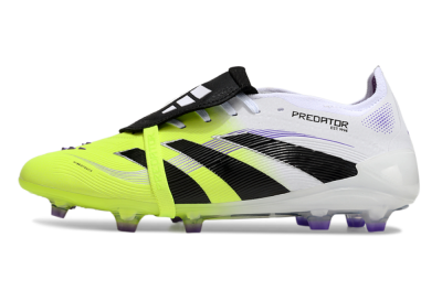 Adidas Predator Elite 25 Foldover Tongue FG Low-Tops Football Boots - Yellow/Black/White