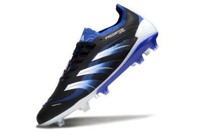 Adidas Predator Elite 25 FG Low-Tops Football Boots - Black/Blue/White