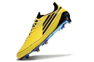 Adidas F50 Elite FG Low-Tops Football Boots - Yellow/Black/Gold