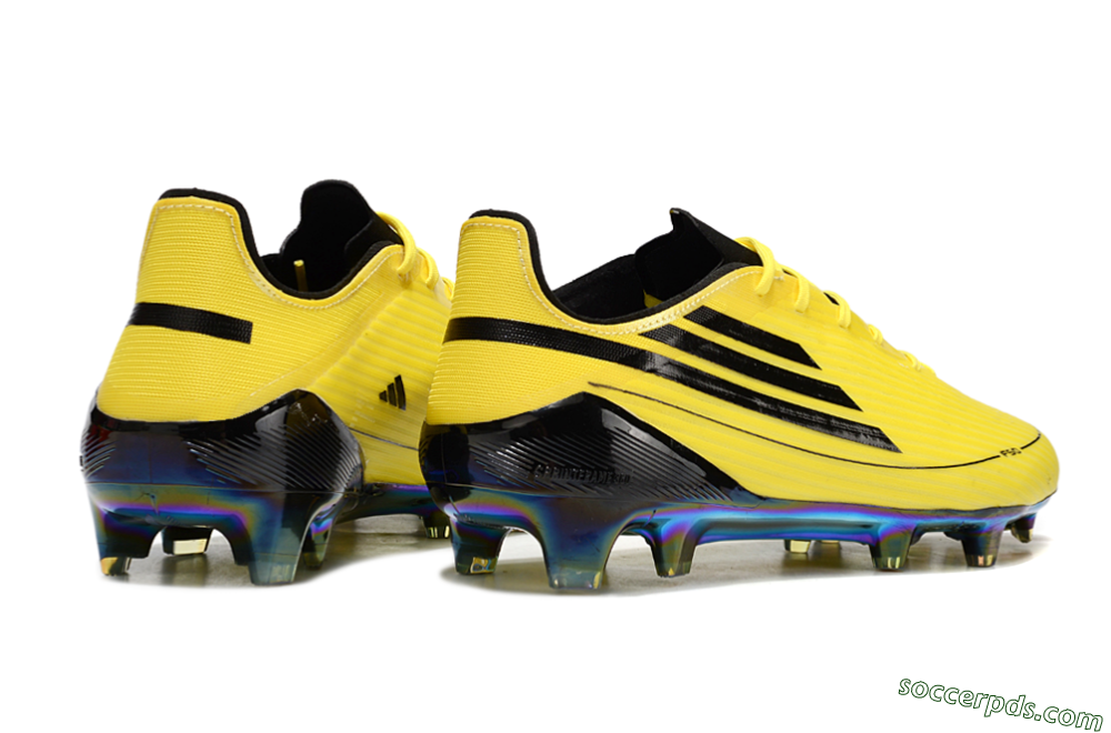 Adidas F50 Elite FG Low-Tops Football Boots - Yellow/Black/Gold 6