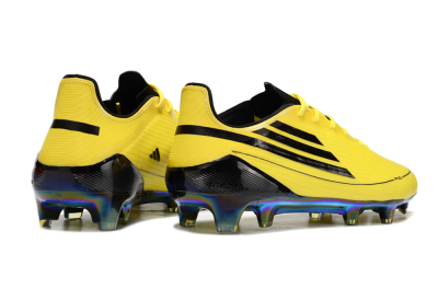 Adidas F50 Elite FG Low-Tops Football Boots - Yellow/Black/Gold