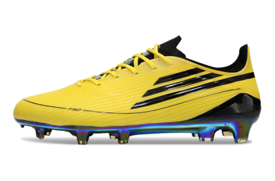 Adidas F50 Elite FG Low-Tops Football Boots - Yellow/Black/Gold