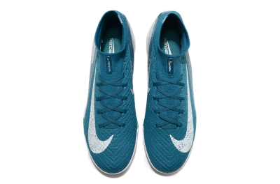 Nike Air Zoom Mercurial Superfly 10 Elite TF High-Tops Football Shoes - Blue/White