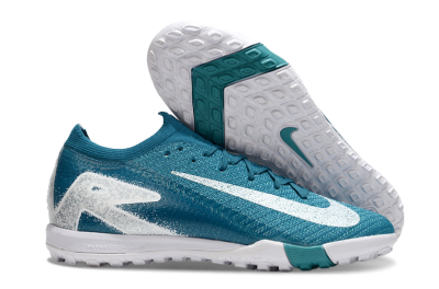 Nike Air Zoom Mercurial Vapor 16 Elite TF Low-Tops Football Shoes - Blue/White