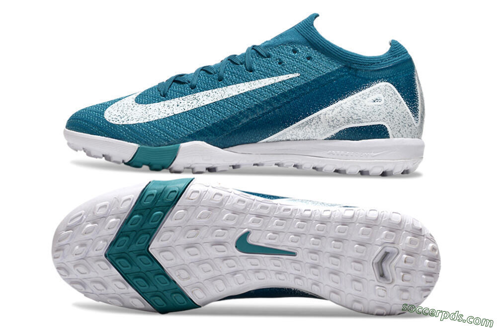 Nike Air Zoom Mercurial Vapor 16 Elite TF Low-Tops Football Shoes - Blue/White 0