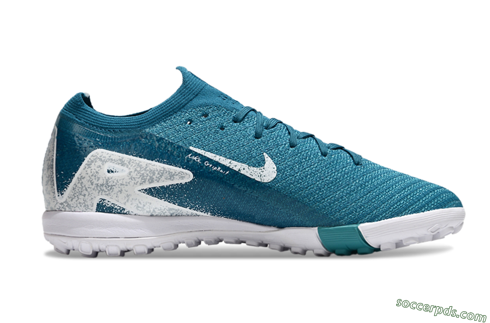 Nike Air Zoom Mercurial Vapor 16 Elite TF Low-Tops Football Shoes - Blue/White 7