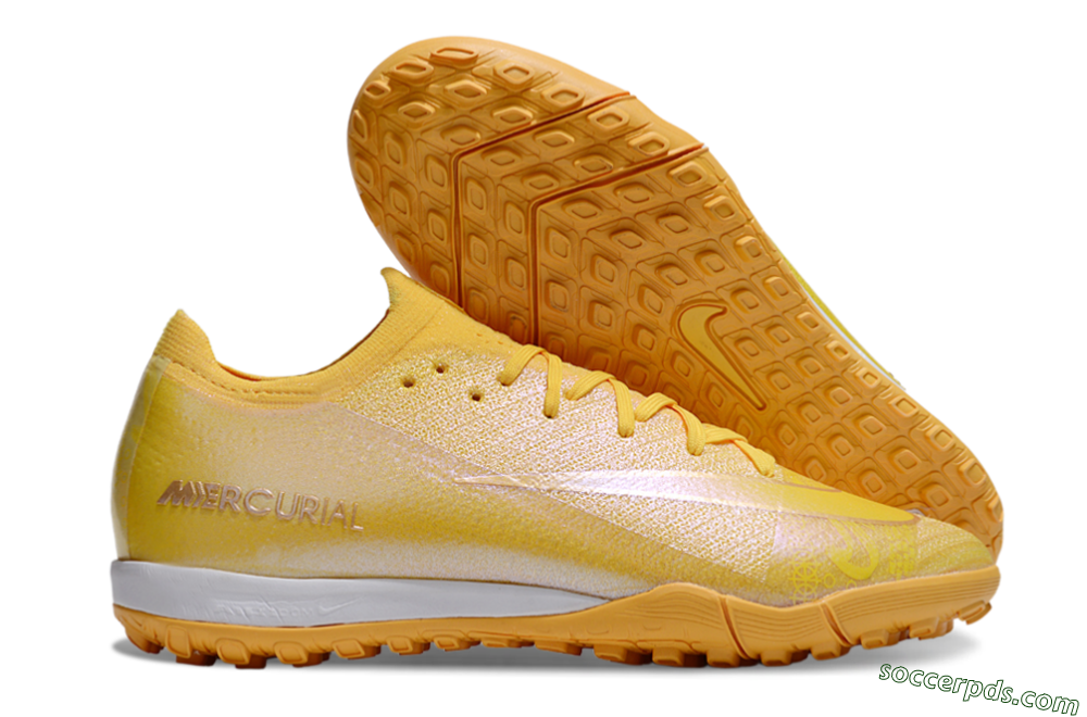 Nike Air Zoom Mercurial Vapor 16 Elite TF Low-Tops Football Shoes - Yellow/White 1