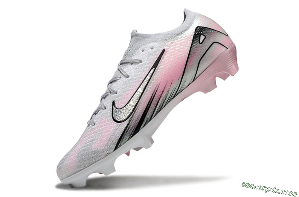 Nike Air Zoom Mercurial Vapor 16 Elite FG Low-Tops Football Boots - Silver/Pink/Black 5