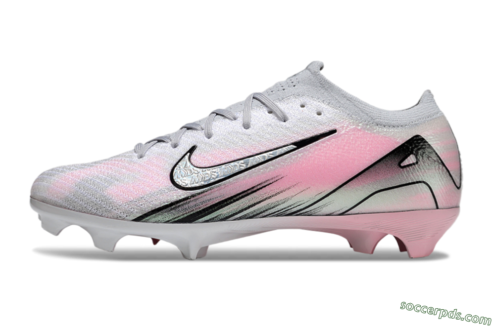 Nike Air Zoom Mercurial Vapor 16 Elite FG Low-Tops Football Boots - Silver/Pink/Black 2