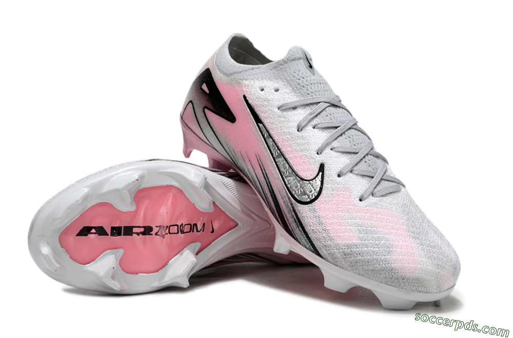 Nike Air Zoom Mercurial Vapor 16 Elite FG Low-Tops Football Boots - Silver/Pink/Black 3