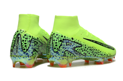 Nike Air Zoom Mercurial Superfly 10 Elite FG High-Tops Football Boots - Yellow/Black/Leopard