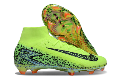 Nike Air Zoom Mercurial Superfly 10 Elite FG High-Tops Football Boots - Yellow/Black/Leopard