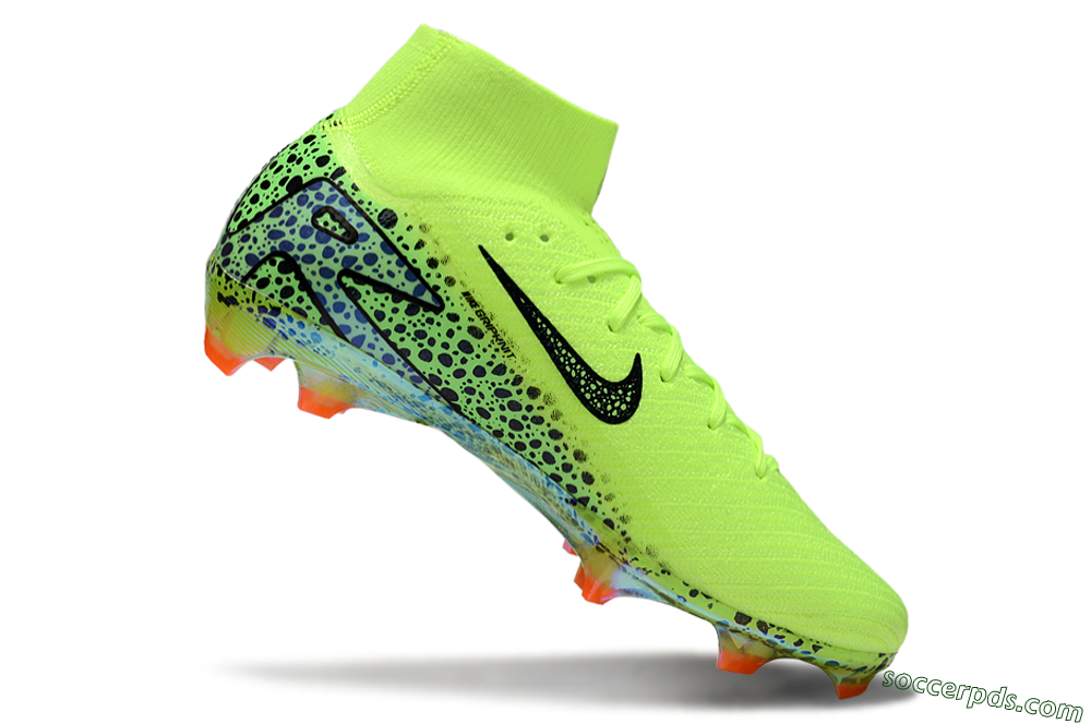 Nike Air Zoom Mercurial Superfly 10 Elite FG High-Tops Football Boots - Yellow/Black/Leopard 5