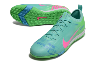 Nike Air Zoom Mercurial Vapor 16 Pro TF Low-Tops Football Shoes - Yellow/Pink/Blue