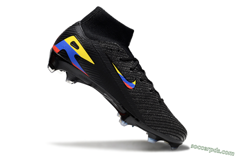 Nike Air Zoom Mercurial Superfly 10 Elite FG High-Tops Football Boots - Black/Red/Blue/Yellow 5