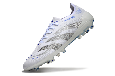 Adidas Predator Elite 25 FG Low-Tops Football Boots - White/Blue/Black