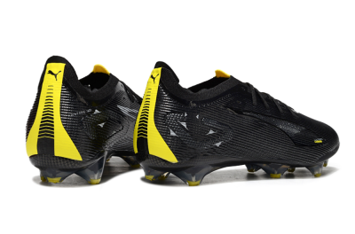 Puma Ultra Ultimate FG Low-Tops Football Boots - Black/Yellow