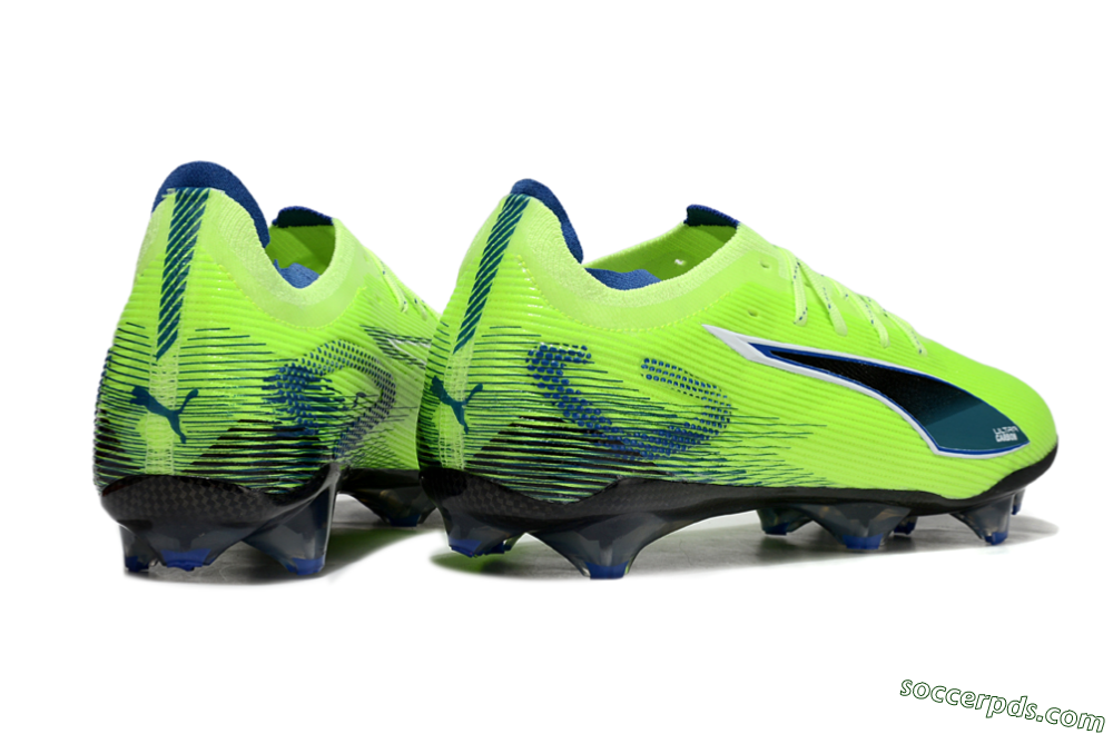 Puma Ultra Ultimate FG Low-Tops Football Boots - Yellow/Blue/Black 6