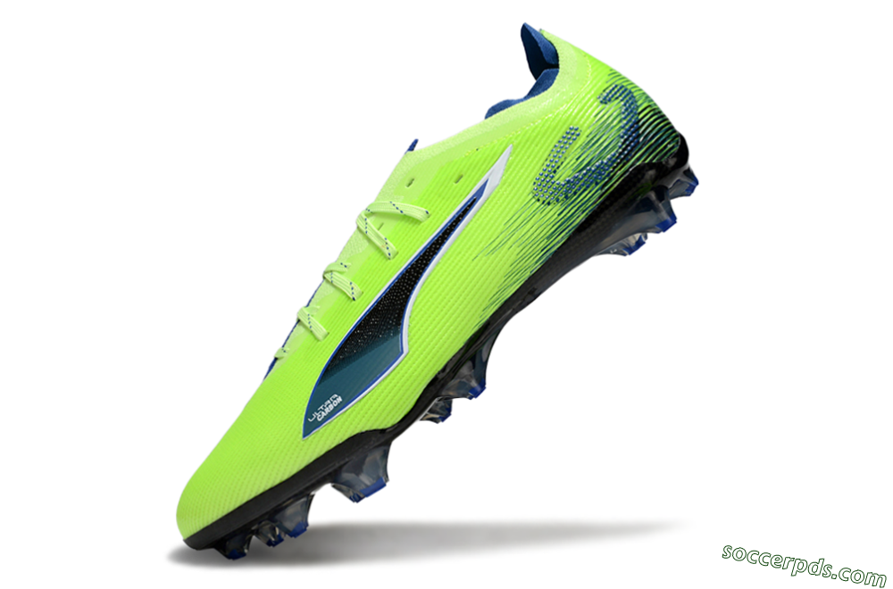 Puma Ultra Ultimate FG Low-Tops Football Boots - Yellow/Blue/Black 5