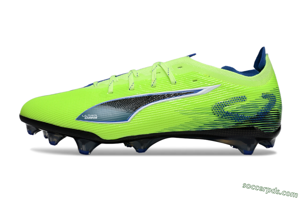 Puma Ultra Ultimate FG Low-Tops Football Boots - Yellow/Blue/Black 2