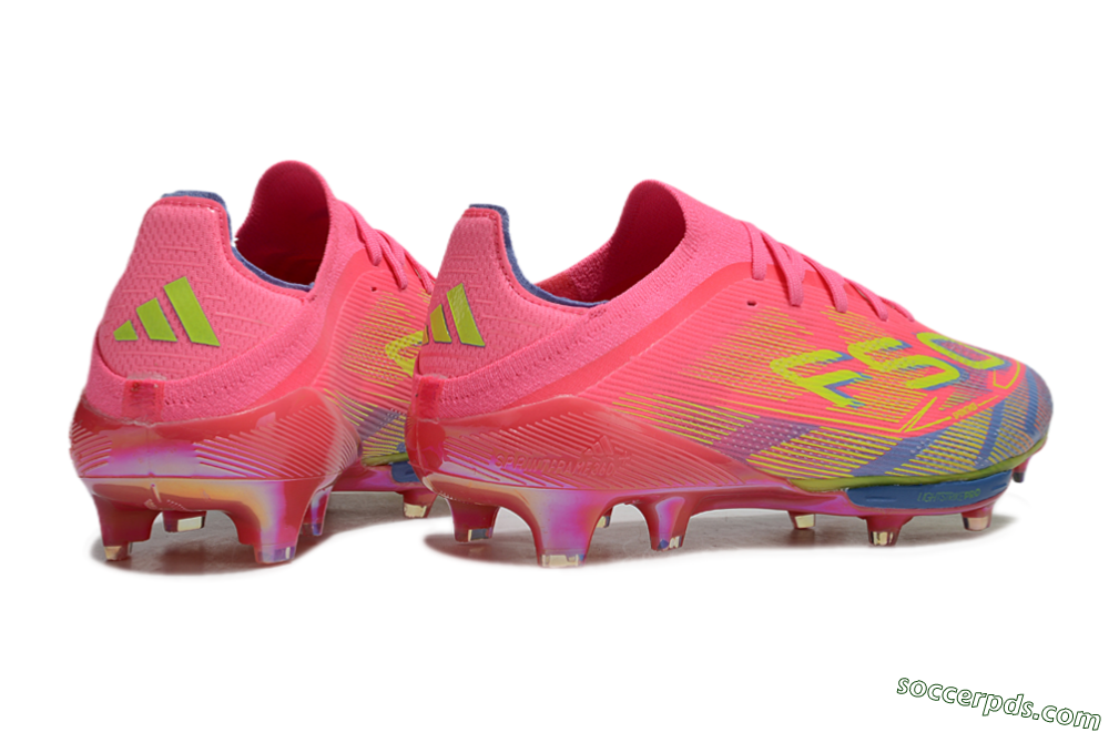 Adidas F50+ Elite Lightstrike Pro FG Low-Tops Football Boots - Red/Blue/Yellow 6