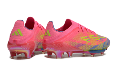 Adidas F50+ Elite Lightstrike Pro FG Low-Tops Football Boots - Red/Blue/Yellow