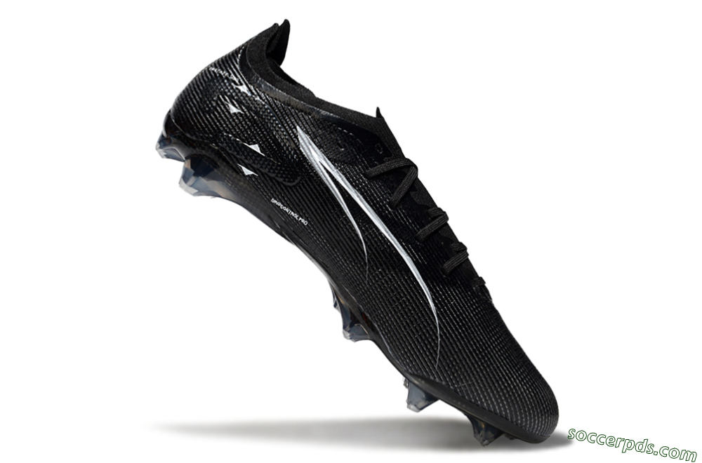 Puma Ultra Ultimate FG Low-Tops Football Boots - Black/White/Blue 4