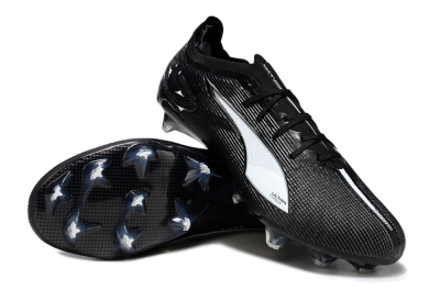 Puma Ultra Ultimate FG Low-Tops Football Boots - Black/White/Blue