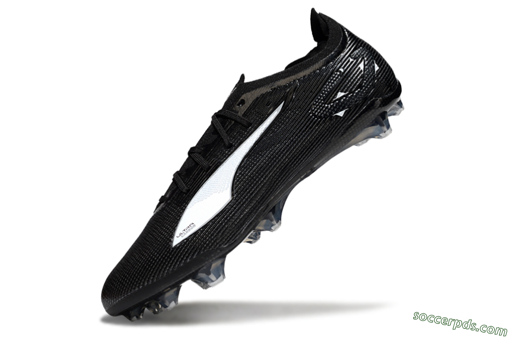 Puma Ultra Ultimate FG Low-Tops Football Boots - Black/White/Blue 5