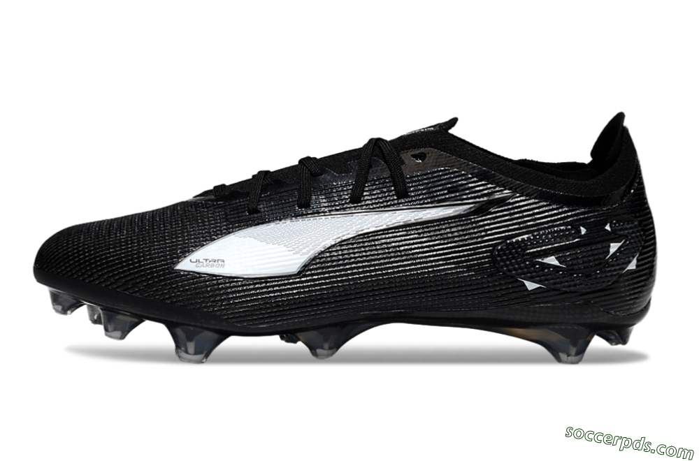 Puma Ultra Ultimate FG Low-Tops Football Boots - Black/White/Blue 2