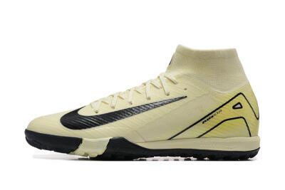 Nike Air Zoom Mercurial Superfly 10 Elite TF High-Tops Football Shoes - Beige/Black