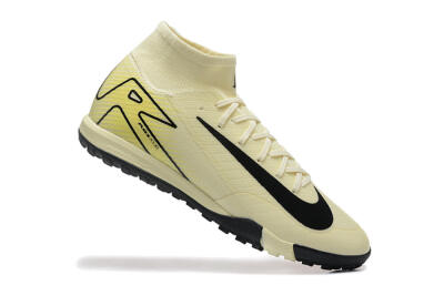 Nike Air Zoom Mercurial Superfly 10 Elite TF High-Tops Football Shoes - Beige/Black