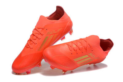 Adidas F50 Elite FG Low-Tops Football Boots - Red/Gold