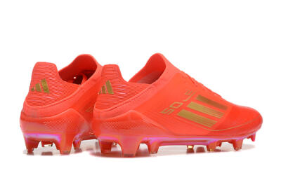 Adidas F50 Elite FG Low-Tops Football Boots - Red/Gold