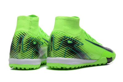 Nike Air Zoom Mercurial Superfly 10 Elite TF High-Tops Football Shoes - Yellow/Black/White