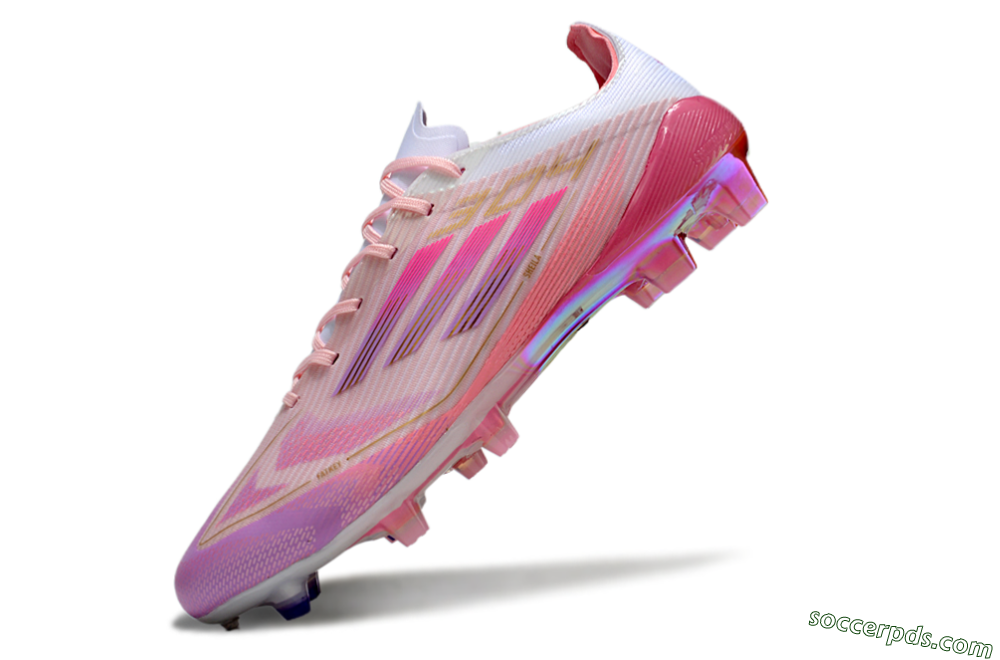 Adidas F50 Elite 304 FG Low-Tops Football Boots - Pink/Purple/Gold 6