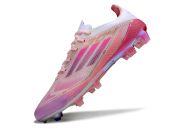 Adidas F50 Elite 304 FG Low-Tops Football Boots - Pink/Purple/Gold