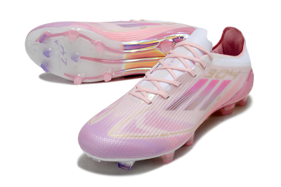 Adidas F50 Elite 304 FG Low-Tops Football Boots - Pink/Purple/Gold