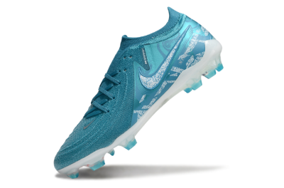 Nike Phantom Luna Elite FG Low-Tops Football Boots - Blue/White
