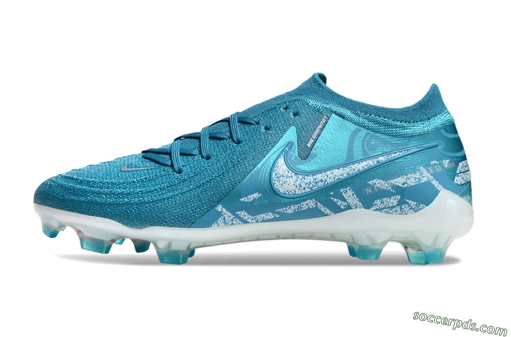 Nike Phantom Luna Elite FG Low-Tops Football Boots - Blue/White 2