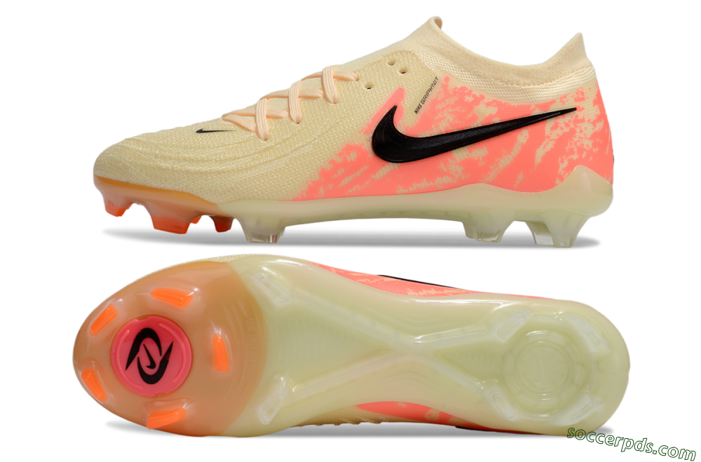Nike Phantom Luna Elite FG Low-Tops Football Boots - Yellow/Pink/Black 0