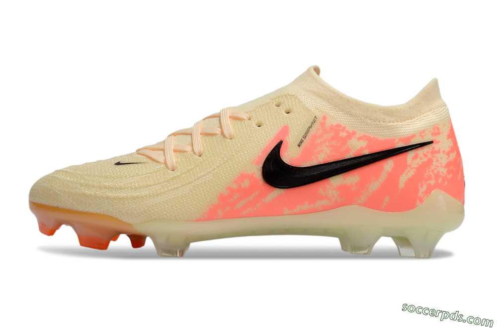 Nike Phantom Luna Elite FG Low-Tops Football Boots - Yellow/Pink/Black 2