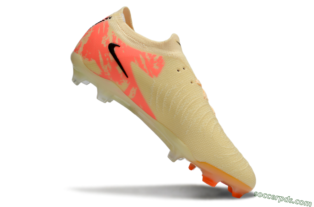 Nike Phantom Luna Elite FG Low-Tops Football Boots - Yellow/Pink/Black 4