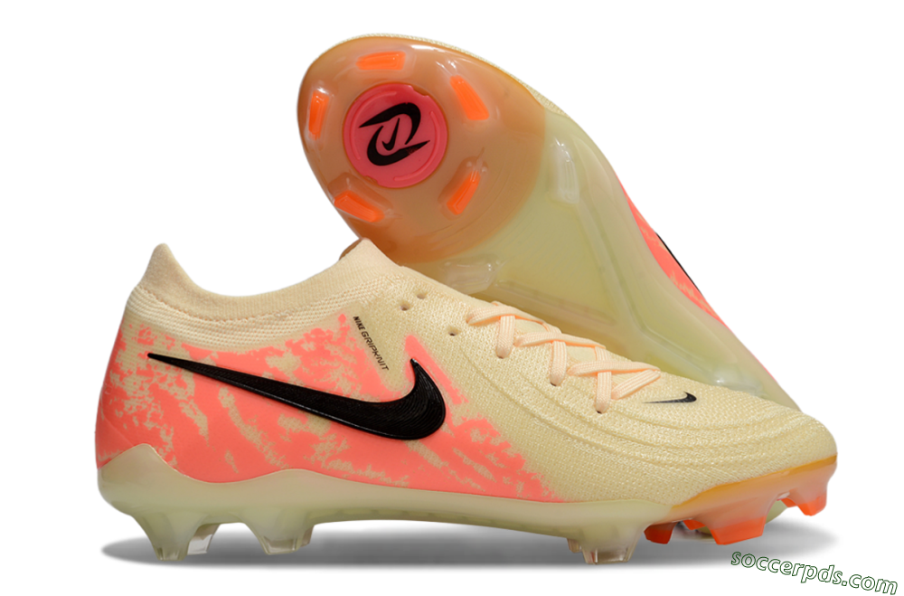 Nike Phantom Luna Elite FG Low-Tops Football Boots - Yellow/Pink/Black 1